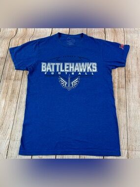 G-III St Louis Battlehawks XFL Blue T Shirt Size Medium